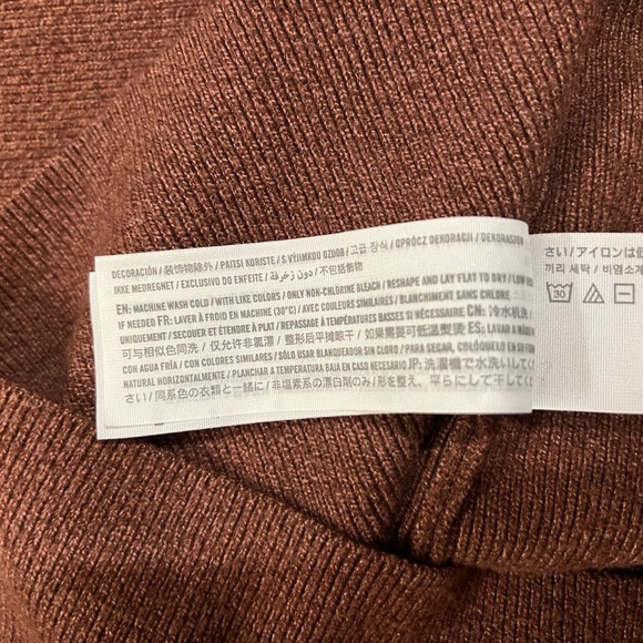 Abercrombie & Fitch Women’s Mock Neck Sweater Brown Dress Size XSP - Picture 5 of 7